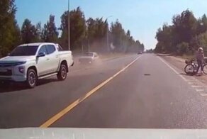 Женщина с велосипедом спровоцировала ДТП в Ивановской области
