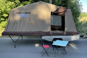 Новый прицеп-палатка Скиф-2М: мечта автотуриста СССР