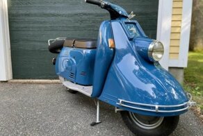 Мотороллер  Heinkel Tourist 1960 года выпуска — элегантный прорыв из прошлого