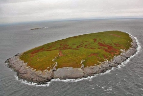 На необитаемом острове в Белом море случайно нашли робинзона (6 фото + 1 видео)