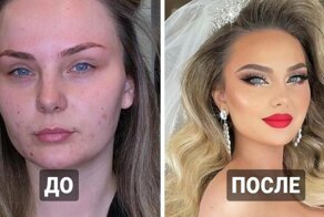 Свадебный макияж, который сделал невест неузнаваемыми