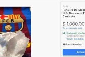Миллион долларов: вот за сколько продают салфетку со слезами Месси