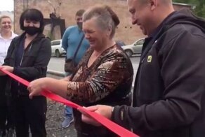 В Кемеровской области торжественно открыли мост за полмиллиона рублей