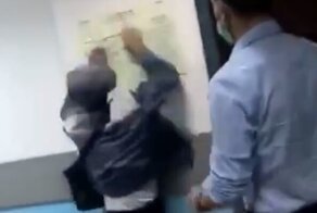 Мигрант сымитировал нападение полицейских, с разбега ударившись головой об стену