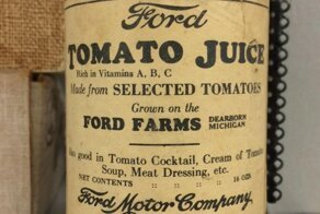 Оригинальная бутылка томатного сока Ford 1930-х годов уйдет с молотка