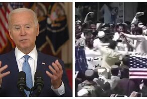 Пока Байден зачитывает очередное обращение к нации, в Кабуле идут символические похороны государств-членов НАТО