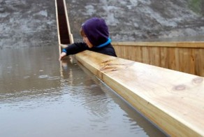 Оригинальный мост ниже уровня воды (12 фото + 1 видео)