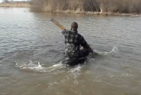 Русская смекалка на охоте (видео)