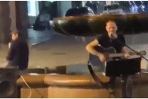 Неудачная попытка перекусить возле фонтана