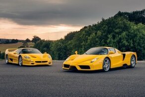 Красный Ferrari это скучно? Дилер из Великобритании продает желтый Enzo и F50
