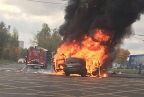 Авария дня. Страшное ДТП с возгоранием в Зеленограде