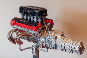 Уменьшенные копии двигателей Ferrari: на создание каждого требуется больше года