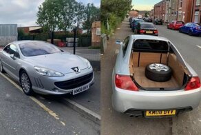 Пикап Peugeot 407 купе, как ни странно, выглядит очень круто