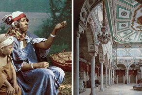 Тунис 19-го века в старинных цветных открытках