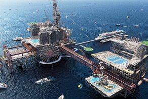 В Саудовской Аравии построят парк развлечений на нефтяной платформе