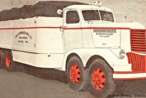 Малоизвестный пятиосный грузовик Eisenhauer с двумя двигателями