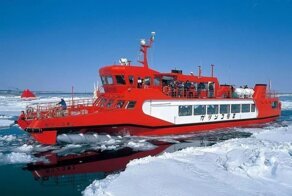 Японское круизное судно с двумя шнековыми движителями