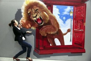 Выставка 3D картин в Китае (10 фото)