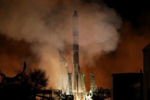 Расписанная под хохлому ракета успешно стартовала с космодрома Байконур