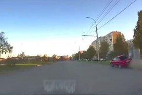 Авария дня. Был бы трезвый - убился бы!