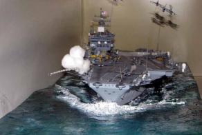 Модель авианосца (14 фото)