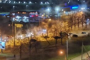 Как в кино: очередной прорыв теплотрассы нагнал мистики на Санкт-Петербург