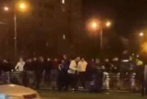 Массовая межнациональная драка в Домодедове попала на видео