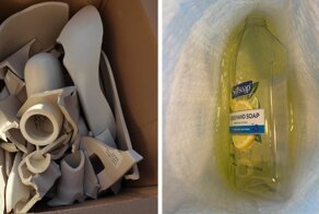 Эти люди с нетерпением ждали посылку, но доставка принесла им одно расстройство