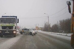 Водитель мусоровоза вытолкнул таксиста под встречный «КамАЗ»