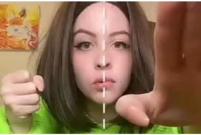 Девушка забыла убрать "шасси"