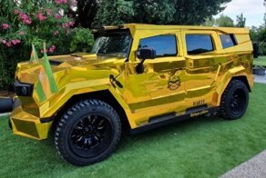 Золотой внедорожник Dartz Prombron Aladeen Edition, как в фильме «Диктатор» может стать вашим