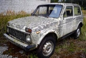 Эстонцы оживили старенькую «Ниву», простоявшую под открытым небом около 10 лет