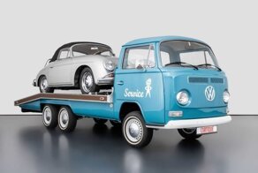 Volkswagen T2 Bulli 1971 года — красивый и аккуратный эвакуатор для олдтаймера