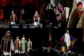 «Божественная» мода: в Бельгии прошло дефиле католических одеяний за 24,5 млн рублей