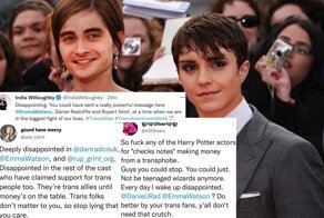 Поттероманы как заклинание пишут #IStandWithJKRowling, призывая пригласить Роулинг в юбилейный выпуск "Гарри Поттера"
