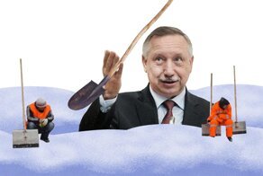 В Питере… снег разгребать: в Санкт-Петербурге решились на «дворник-шеринг»