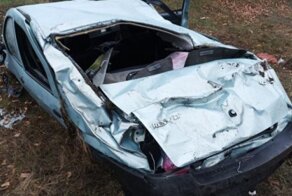 Авария дня. Под Белгородом водитель «Логана» возомнил себя гонщиком и погубил своего пассажира