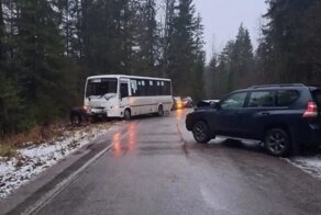 Авария дня. Пассажиры автобуса получили травмы в ДТП, которое произошло в Ленобласти