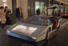 Единственный в мире Aston Martin Bulldog засняли на улицах Лондона