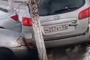 В Бурятии водитель пытался уйти от преследования, но попал в западню, из которой уже не смог выбраться