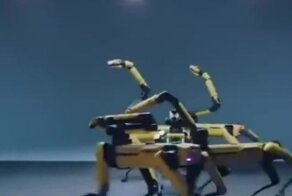 Синхронно танцующие роботы