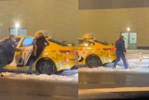 Два нервных человека нашли друг друга: видео драки таксиста и пассажирки