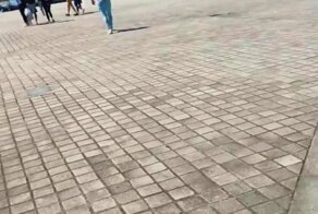 Не самый удачный трюк девушки