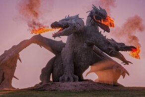 15-метровый Змей Горыныч, который дышит настоящим огнем