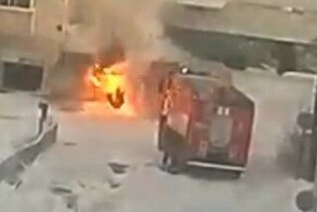 В Якутске пожарный чудом остался жив при взрыве в гараже
