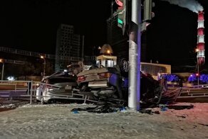Авария дня. Два человека погибли скрываясь от полиции в Уфе