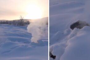 В Якутии при температуре -60°C горят «зомби-пожары»