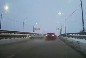 Качественный пинок под зад: ДТП из Подмосковья