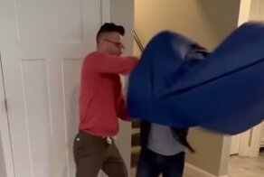 Бюджетная одноминутная версия фильма «Один дома»