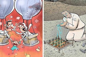 Карикатуры, которые честно и остро показывает проблемы современного мира